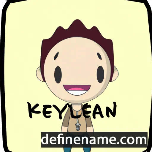 cartoon of the name Keylan