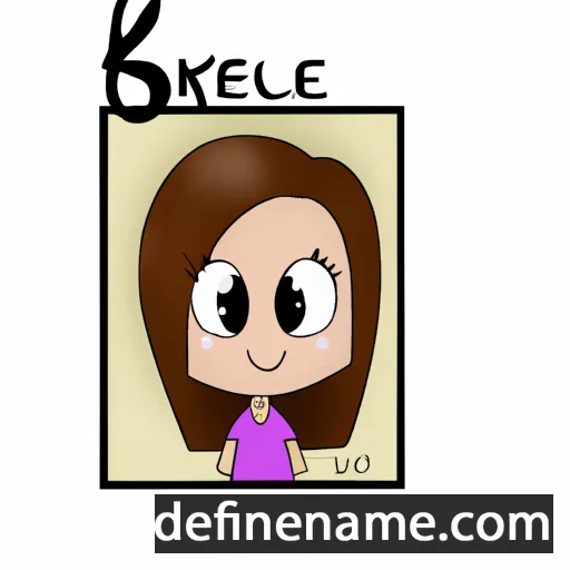 cartoon of the name Keylee