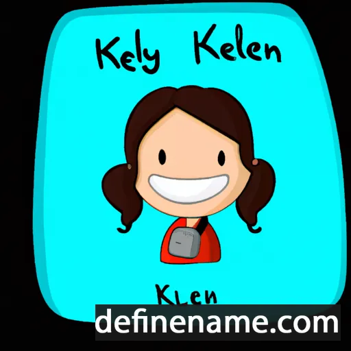 cartoon of the name Keyleen