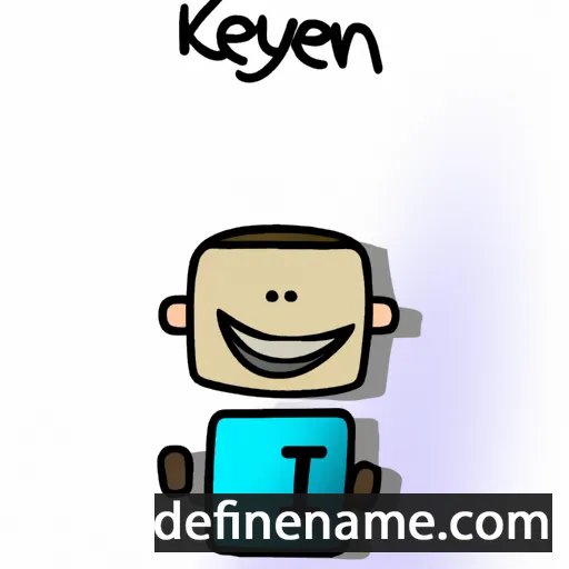 cartoon of the name Keyten