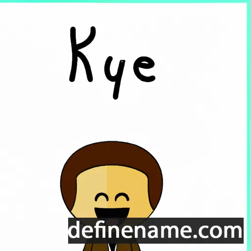 cartoon of the name Keythe