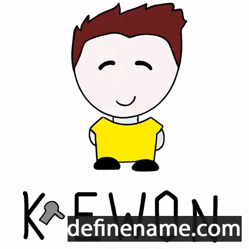 cartoon of the name Keywin