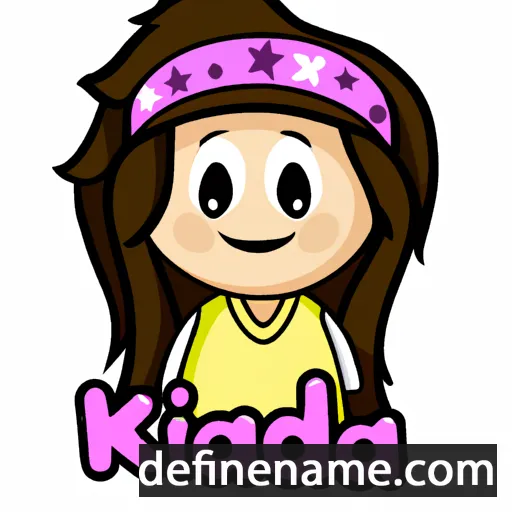 cartoon of the name Khadij