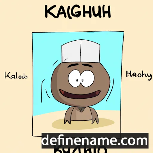 cartoon of the name Khadkhuyag