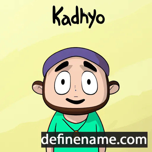 cartoon of the name Khadyot