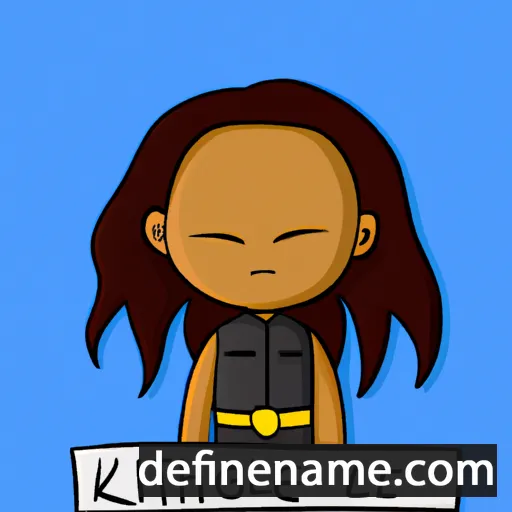 cartoon of the name Khai-leigh