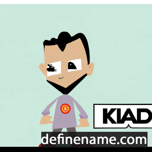 cartoon of the name Khaidir