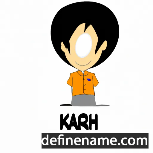 cartoon of the name Khair