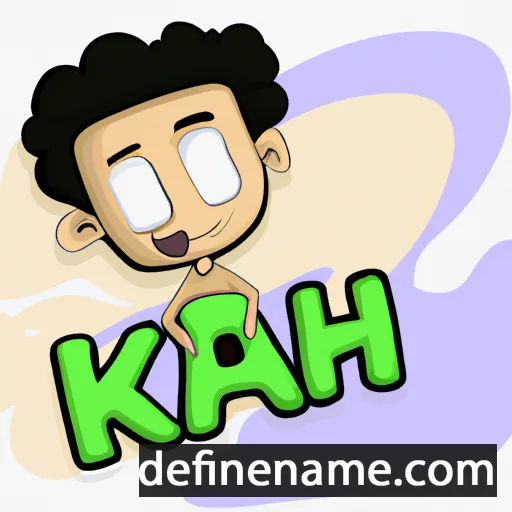 cartoon of the name Khair