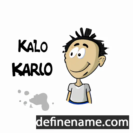 cartoon of the name Khairol