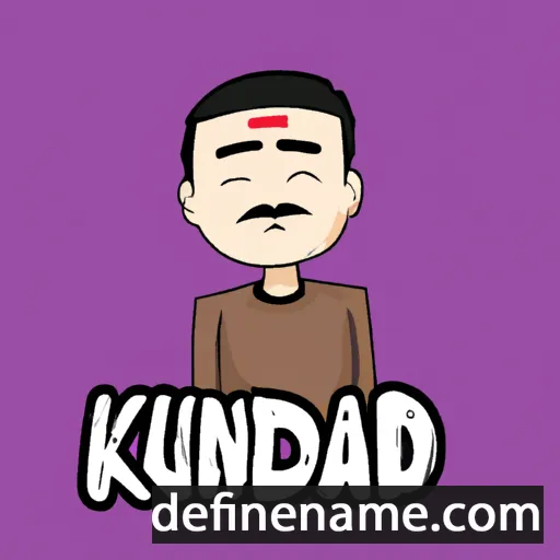 cartoon of the name Khairuddin