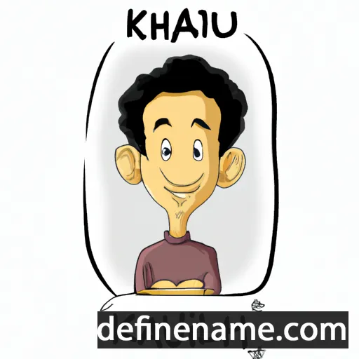 cartoon of the name Khairul