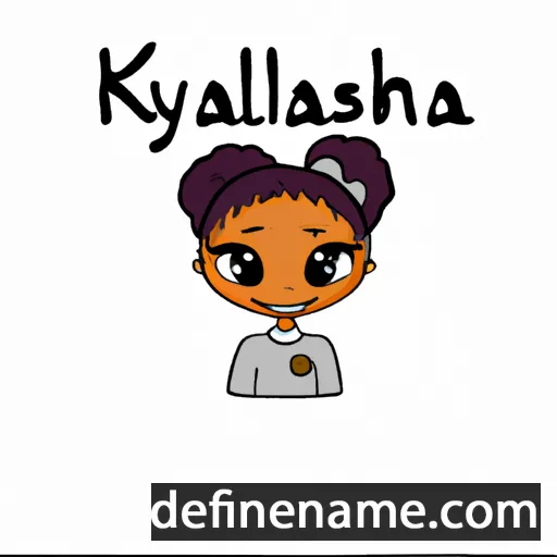 cartoon of the name Khalaysia