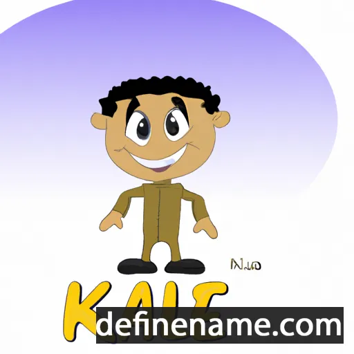 cartoon of the name Khalel