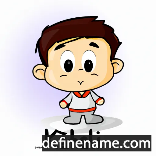 cartoon of the name Khalif