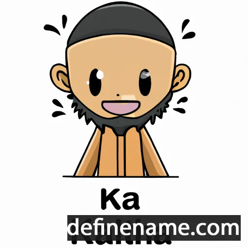 cartoon of the name Khalifah