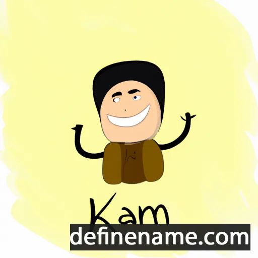 cartoon of the name Kham