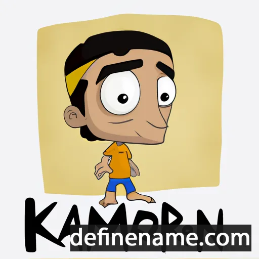 cartoon of the name Khamron