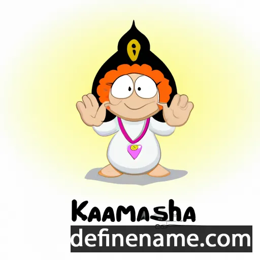 cartoon of the name Khamsa