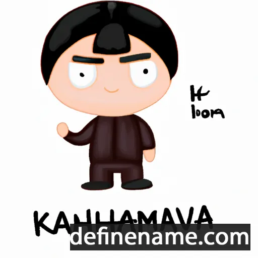 cartoon of the name Khamsavanh