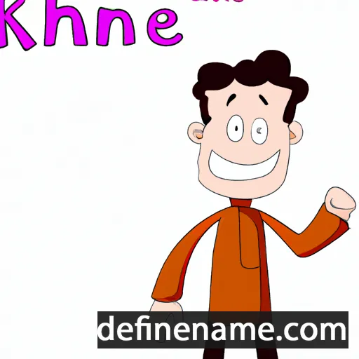 cartoon of the name Khane