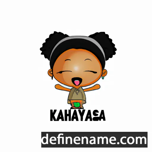 cartoon of the name Khanyisa