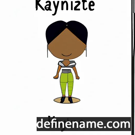 cartoon of the name Khanyizile