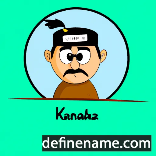 cartoon of the name Khanzada