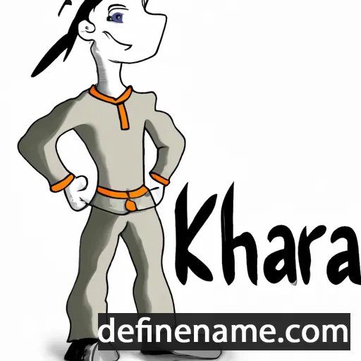 cartoon of the name Kharakh