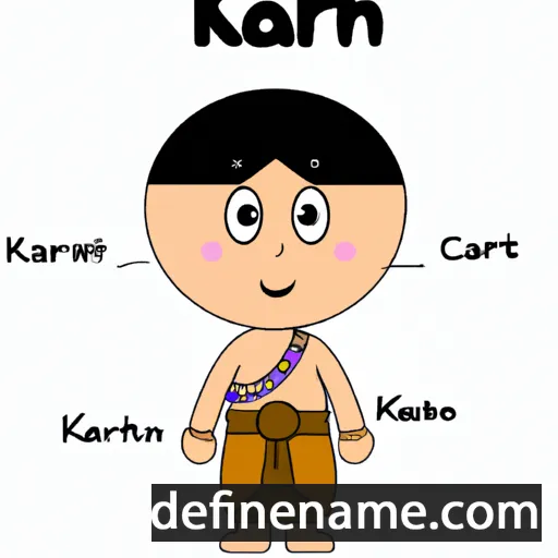 cartoon of the name Kharat