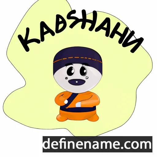 cartoon of the name Khasanbi