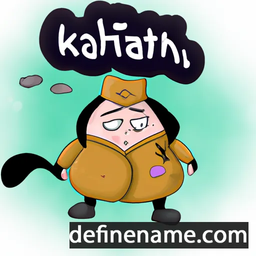 cartoon of the name Khasfatik