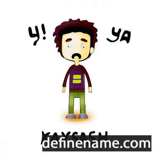 cartoon of the name Khashay