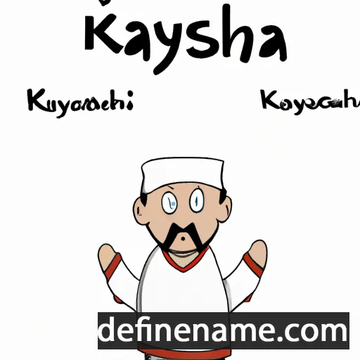 cartoon of the name Khashayar