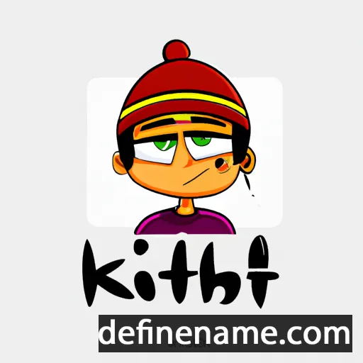 cartoon of the name Khatik