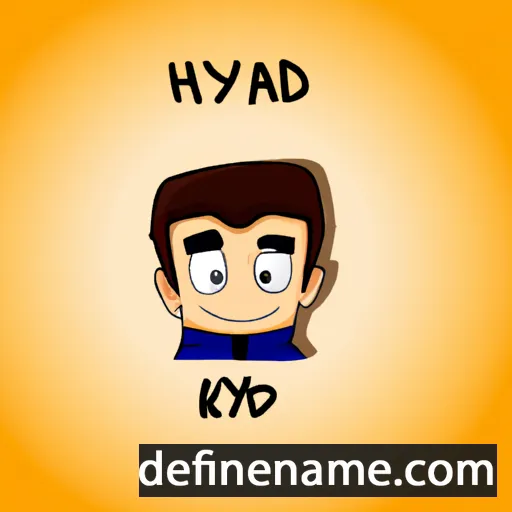 cartoon of the name Khaydar