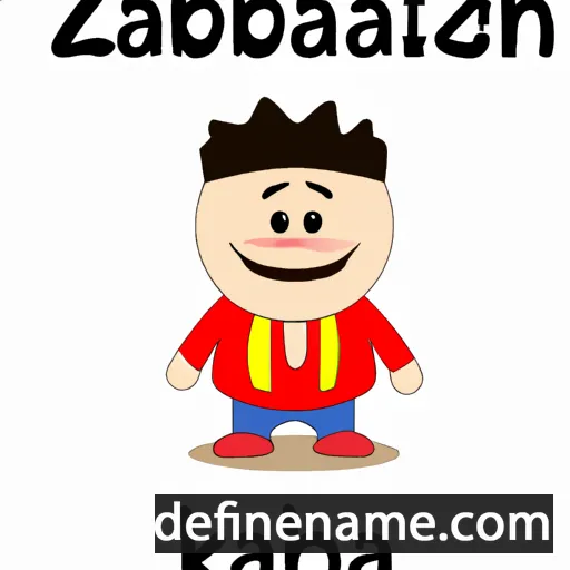 cartoon of the name Khazbi