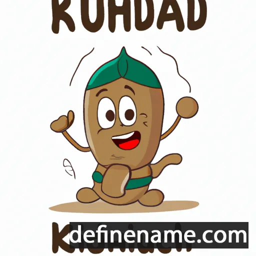 cartoon of the name Khedduj