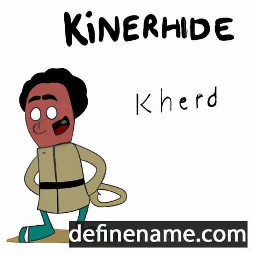 cartoon of the name Kheireddine