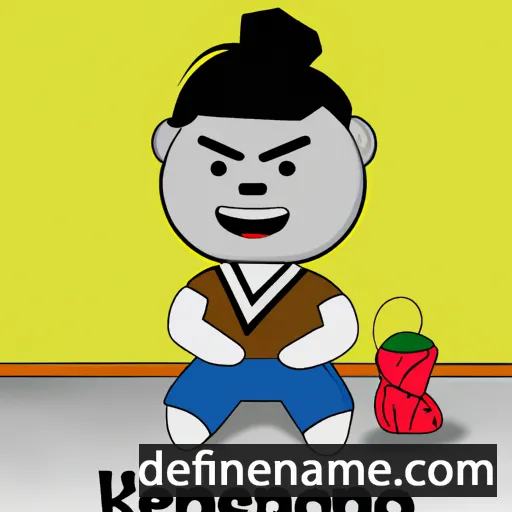 Khenjong cartoon