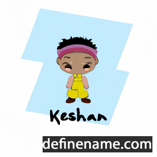 cartoon of the name Khensani