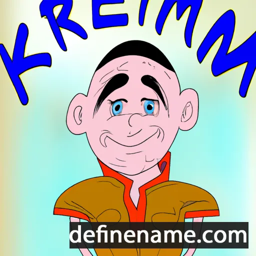 cartoon of the name Khermen