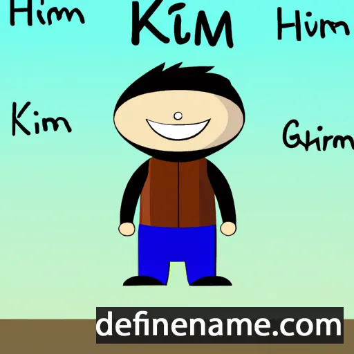 cartoon of the name Khîm