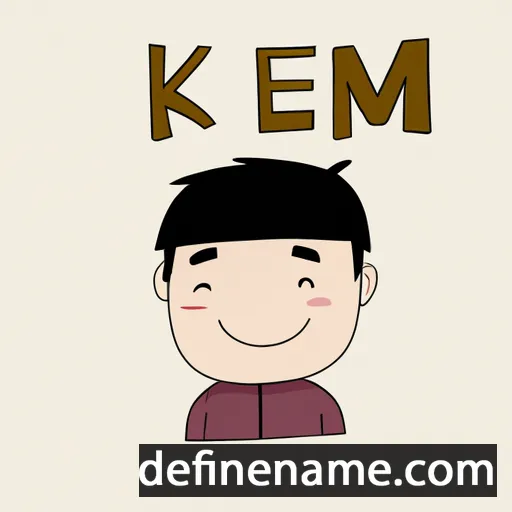 cartoon of the name Khiem