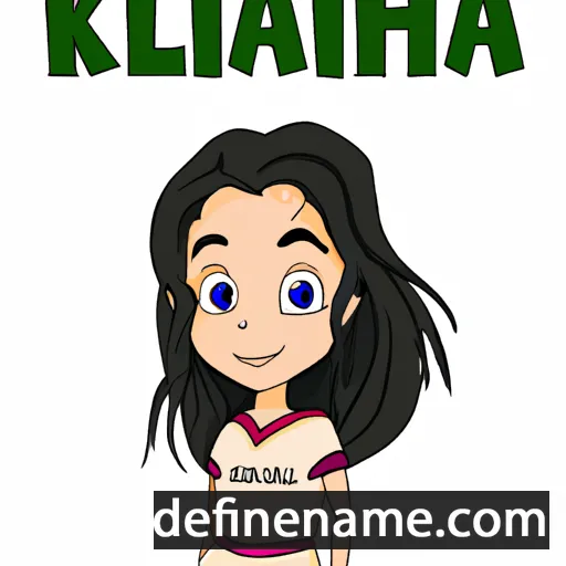 cartoon of the name Khilana