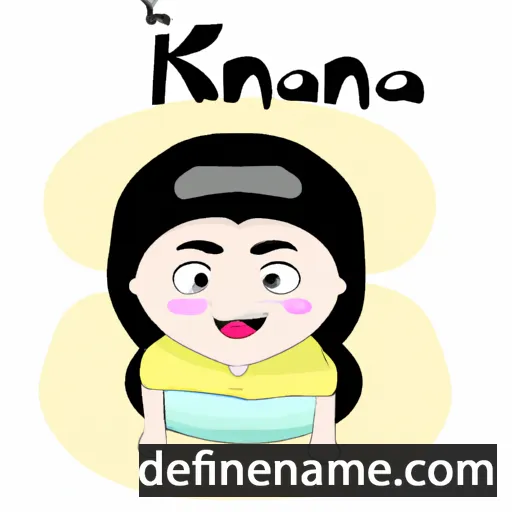 cartoon of the name Khin-nana