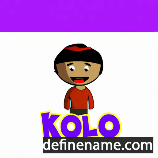 cartoon of the name Khloi