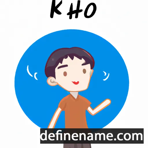 cartoon of the name Khô