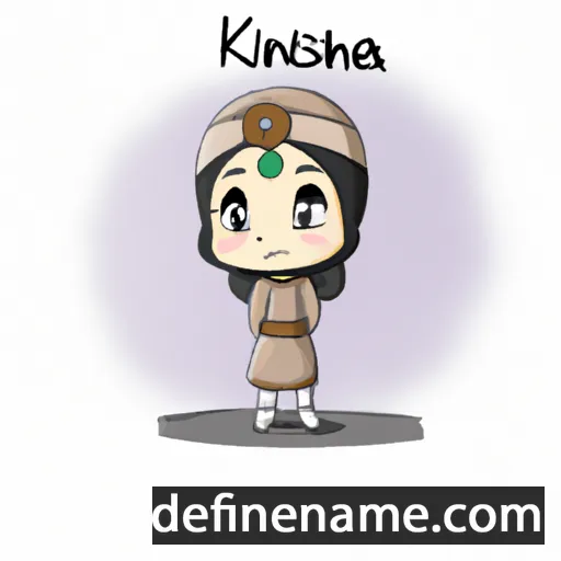 cartoon of the name Khoirunnisa