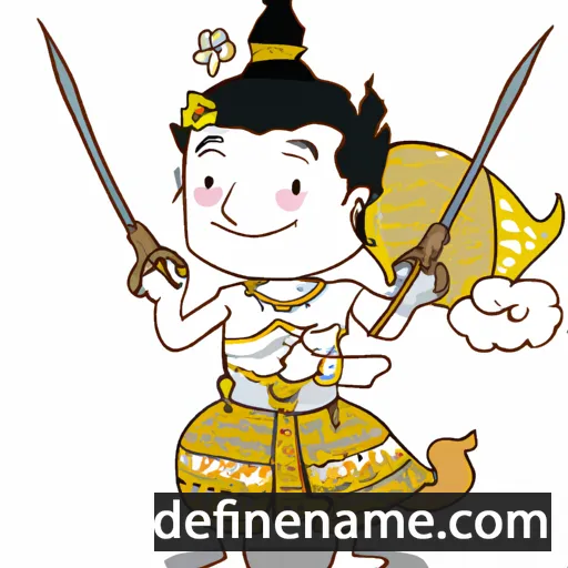 cartoon of the name Khon